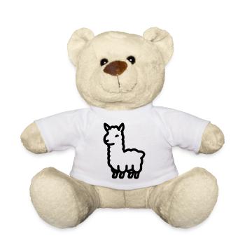Lama - Teddy - Weiß - Vorne