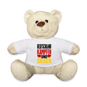 Deutschland Fan - Teddy - Weiß - Vorne