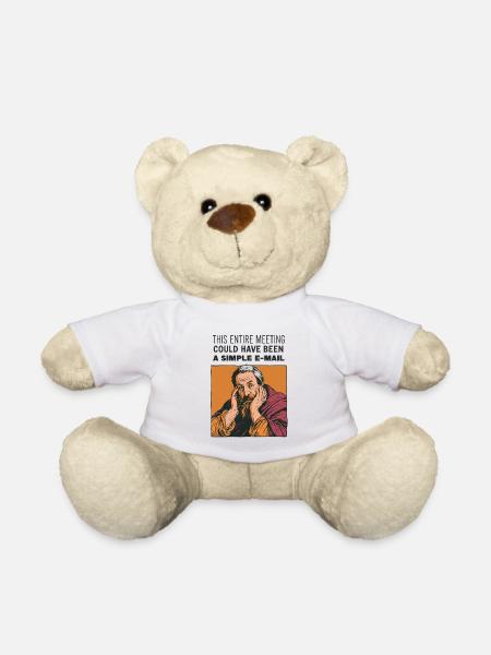 Meeting statt E-Mail - Teddy - Weiß