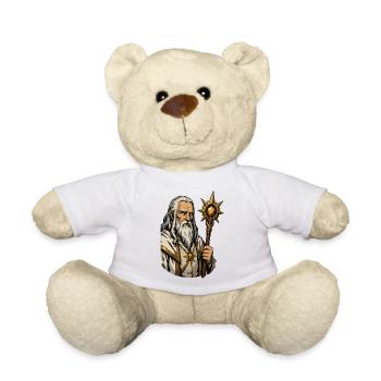 Mage de l’Ordre Mystique avec Bâton Solaire - Nounours - blanc - Devant