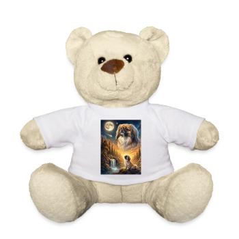 Howling to the Moon Meme Hund Pekingese - Teddy - Weiß - Vorne