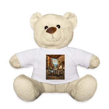 NAPoli – Coffee Ain't Working, I will take a nap - Teddy - Weiß - Vorne