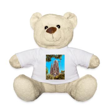 Sagrada Família : l’icône de Barcelone - Nounours - blanc - Devant