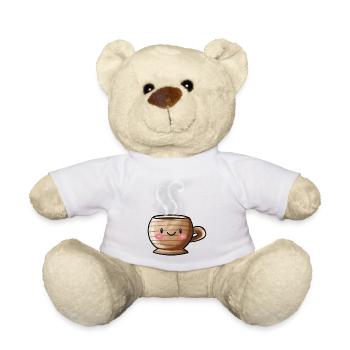 Kawaii Mug - Teddy Bear - white - Front