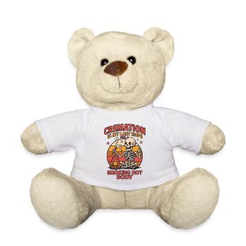 Eine Einäscherung ist meine letzte Hoffnung für einen verdammt heißen Körper - Teddy - Weiß - Vorne