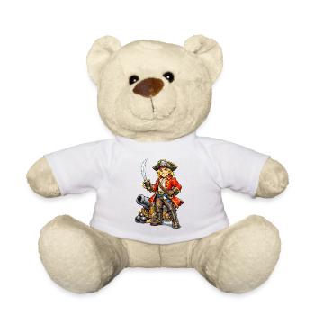 Blonder Seeräuber - Teddy - Weiß - Vorne