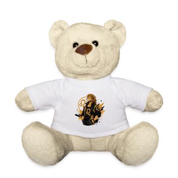 Leo Man – Astrologiegeschenk - Teddy - Weiß - Vorne