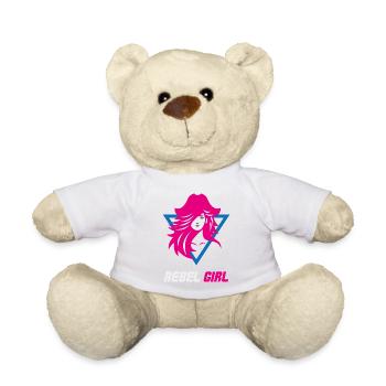 Rebel Girl Baddie Ästhetik - Teddy - Weiß - Vorne