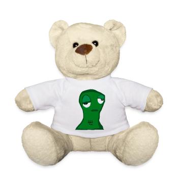 Politik Frust genervt  - Teddy - Weiß - Vorne