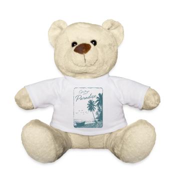 Grüße aus Retro Paradise - Teddy - Weiß - Vorne