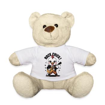 Rock Chick - Teddy Bear - white - Front