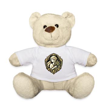 Golden Grain Queen Emblem - Teddy Bear - white - Front