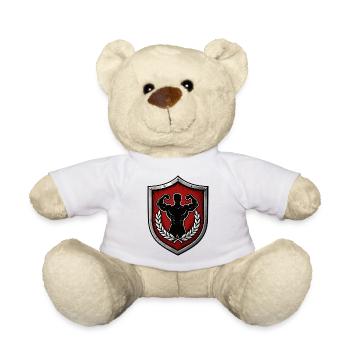 Power Shield Muscle Power Emblem - Teddy Bear - white - Front