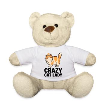 Dame Royale des Chats : La Folle Chatte - Nounours - blanc - Devant