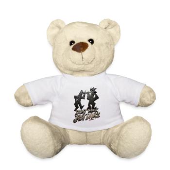Don’t Think Just Dance - Teddy Bear - white - Front