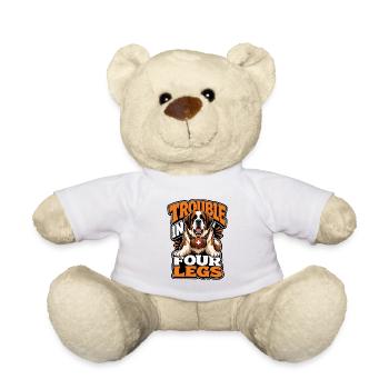 Saint Bernard - Teddy Bear - white - Front