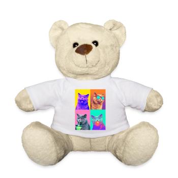 Cats British Shorthair Cat - Teddy Bear - white - Front