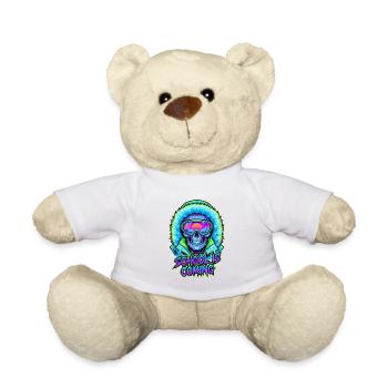 L’école arrive, Cyber Skull Skull Fur Hood - Nounours - blanc - Devant