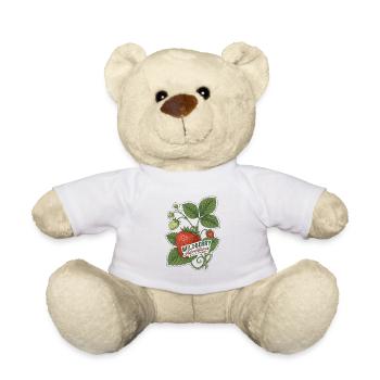 Vintage-botanische Wildbeerabenteuer - Teddy - Weiß - Vorne