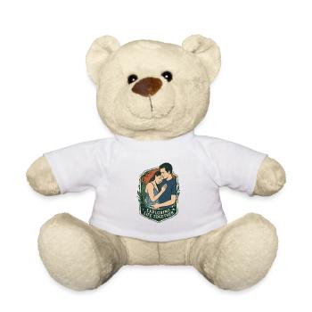 Couple on the go - Retro life together - Teddy Bear - white - Front