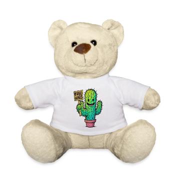 Kaktus mit Freien Umarmungen - Teddy - Weiß - Vorne