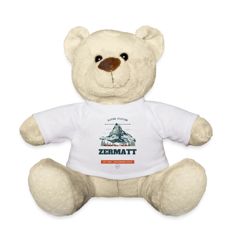 Zermatt badge on a teddy bear