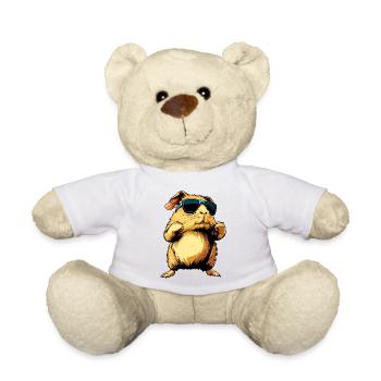 Fitness Meerschweinchen - Teddy - Weiß - Vorne