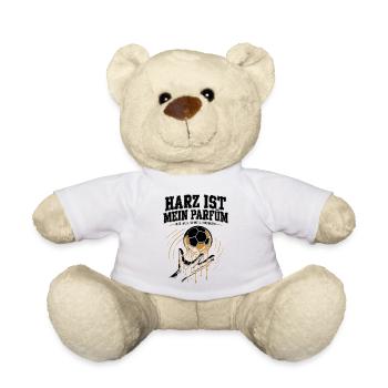 Handballer Geschenk – Harz statt Parfüm - Teddy - Weiß - Vorne