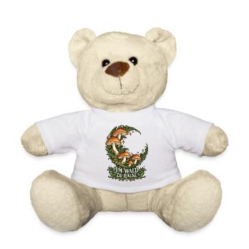 Pilzmond im Wald - Teddy - Weiß - Vorne