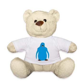 Pinguin - penguin - Teddy - Weiß - Vorne