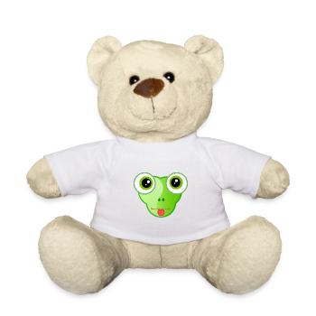 Frosch Grüner Frosch - Teddy - Weiß - Vorne