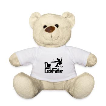 The Codefather Programmer Coder Developer Software - Teddy - Weiß - Vorne