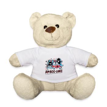 Am-Boo-Lance Ambulancier ambulancier ambulanciers ambulanciers EMS Hallo - Nounours - blanc - Devant