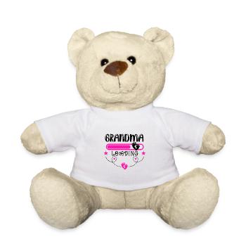 Maman en devenir, je vais enfin être grand-mère - Nounours - blanc - Devant