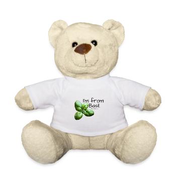 Basil Kraeuter Greenblack - Teddy Bear - white - Front