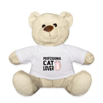 Professional Cat Lover Cat Owner Cat Trainer Anima - Teddy - Weiß - Vorne