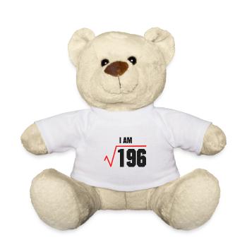 14 Birthday Funny Gift - Teddy Bear - white - Front