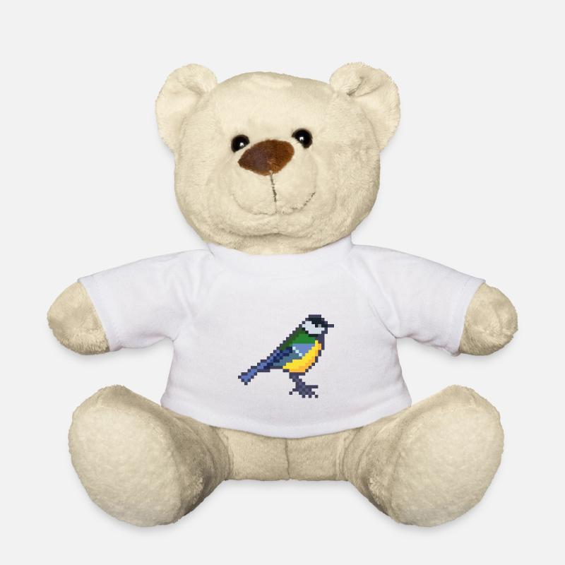 Vogel - Teddy - Weiß