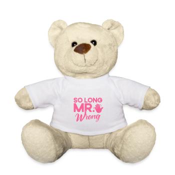 Ex Partner Scheidung Auflösung der Ehe Geschenk - Teddy - Weiß - Vorne