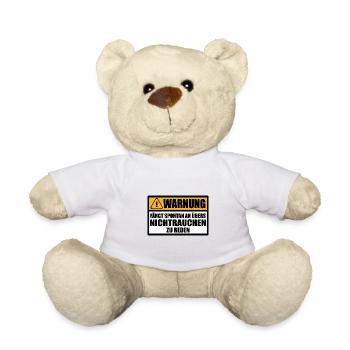 Nichtraucher 1 jahr Rauchfrei lustige Sprüche - Teddy - Weiß - Vorne