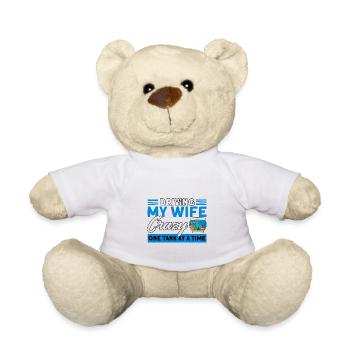 Aquarist Meine Frau in den Wahnsinn treiben - Teddy - Weiß - Vorne