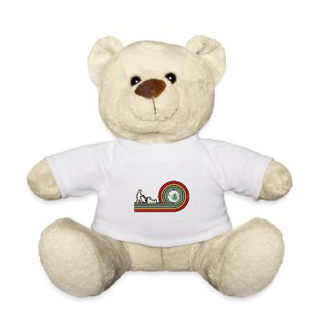 Retro Graphic Gardener Horticulturist Gardening La - Teddy - Weiß - Vorne