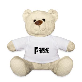 What Up Pitches Climbing Bouldering Rock Climber B - Teddy - Weiß - Vorne