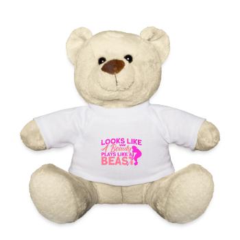 Indoor Field Hockey Team Sports Field Hockey Game - Teddy Bear - white - Front