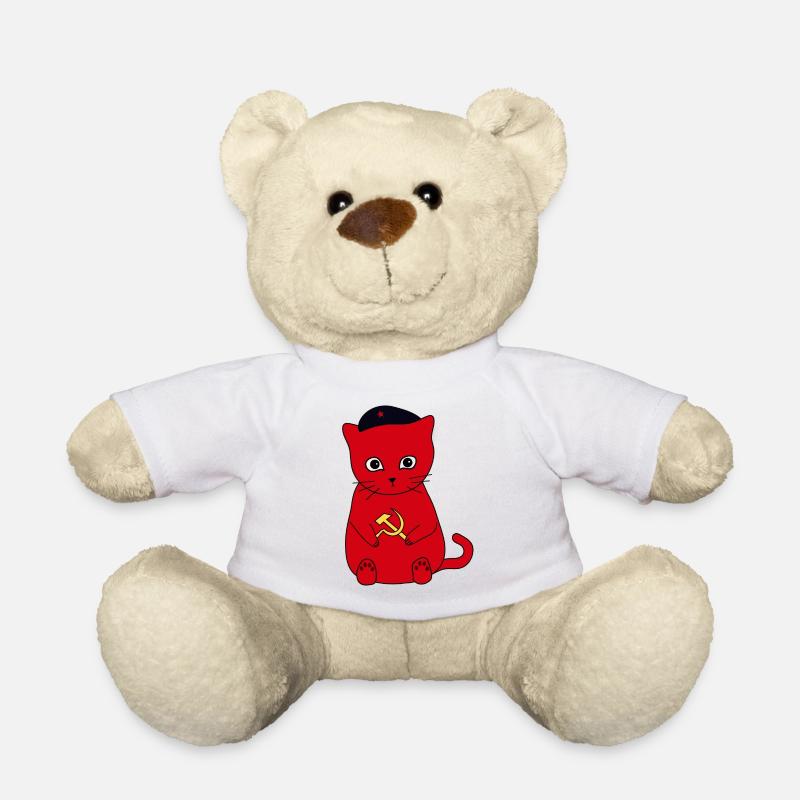Des chatons pour le communisme! - Nounours - blanc