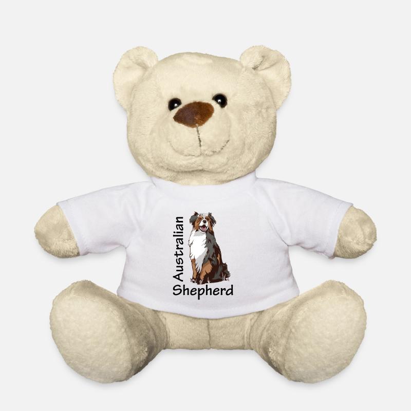 Australian Shepherd süßer Hund - Teddy - Weiß