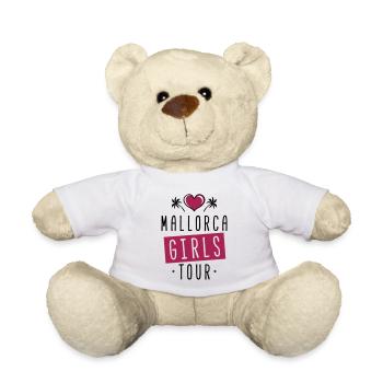 Majorque coeur girls tour - Nounours - blanc - Devant