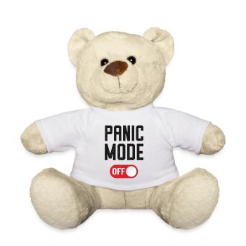 Keine Panik Modus Virus Prüfung Geschenk relaxen - Teddy - Weiß - Vorne