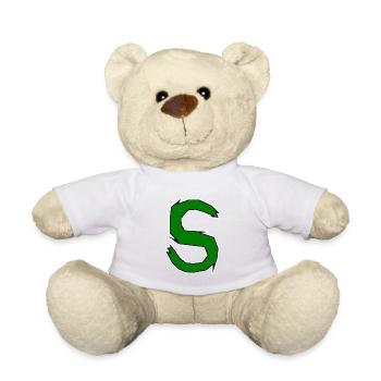 S - Einfach nur ein Buchstabe! - by YoshiArt - Teddy - Weiß - Vorne