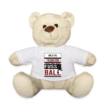 Beste Fussball Trainerin Fussballtrainerin Frauen - Teddy - Weiß - Vorne